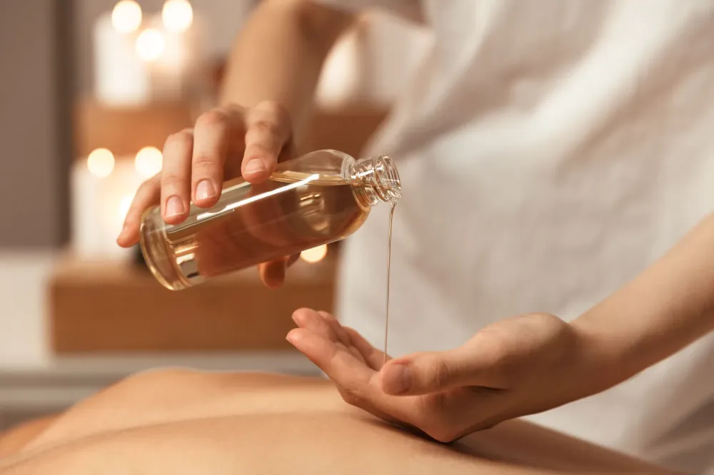 massage huile